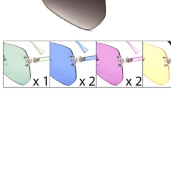 Charcoal ombré Aviator style sunglasses, mutiple colors available. SO CUTE! - Picture 12 of 14